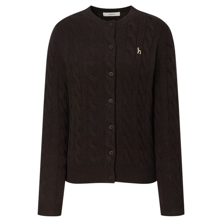 헤지스 여성용 짜임 울캐시미어혼방 가디건