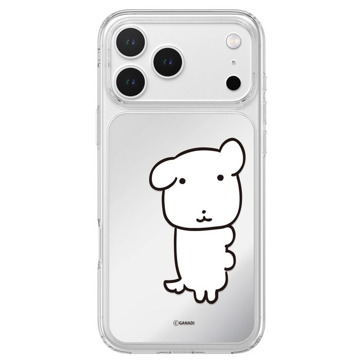 모란카노 가나디 퓨어쉴드 투명 미러 체인지 스킨 휴대폰 케이스