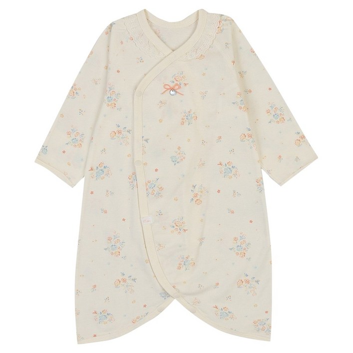 에뜨와 신생아용 선물용 스위니 면 배냇가운