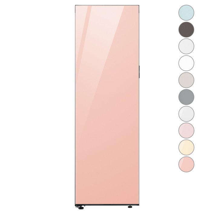색상선택형 삼성전자 비스포크 키친핏 1도어 냉동고 좌개폐 347L 방문설치