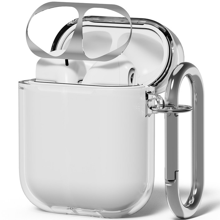 누아트 크리스탈 TPU 변색방지 투명 젤리케이스  메탈철가루 방지스티커 랜덤발송