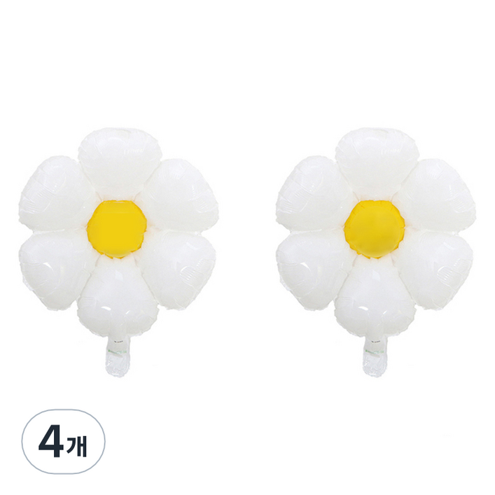 니나마켓 귀여운 파티 풍선, 스몰데이지, 4개