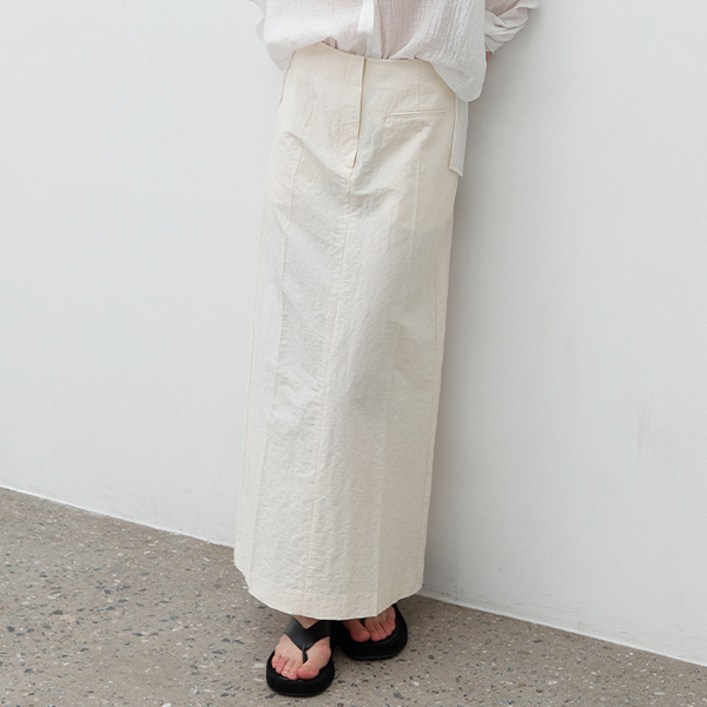 아틀리에나인 여성용 모이 셋업 롱 스커트 SK5023