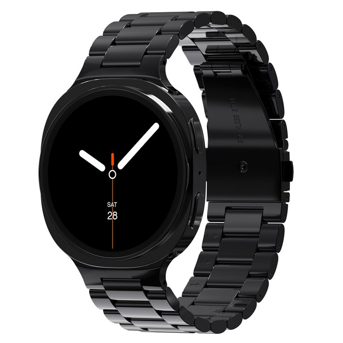 칸탐 애플워치 클래식 메탈 스트랩, 블랙, 1개