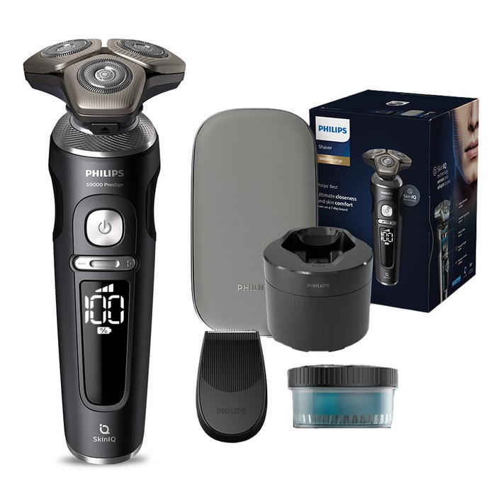 필립스 SkinIQ 9000 프레스티지 컴팩트 에디션 전기면도기