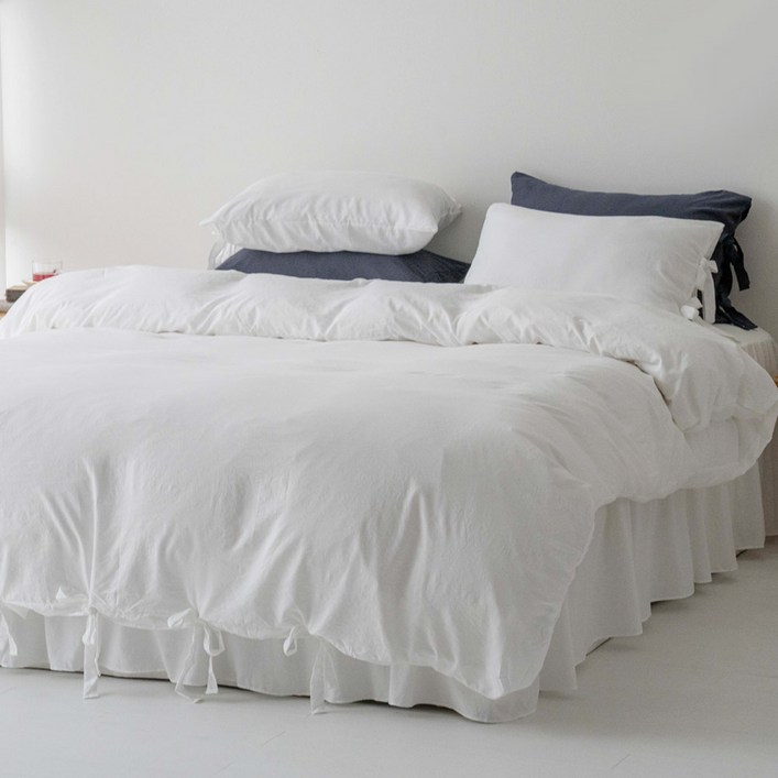 스코홈 더더 피그먼트 워싱 리본이불커버