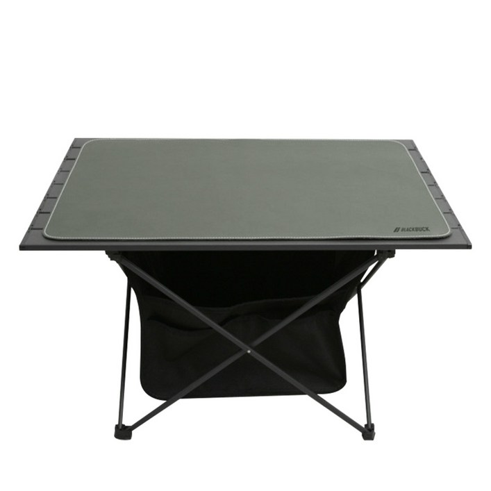 블랙벅 감성캠핑 가죽 테이블보