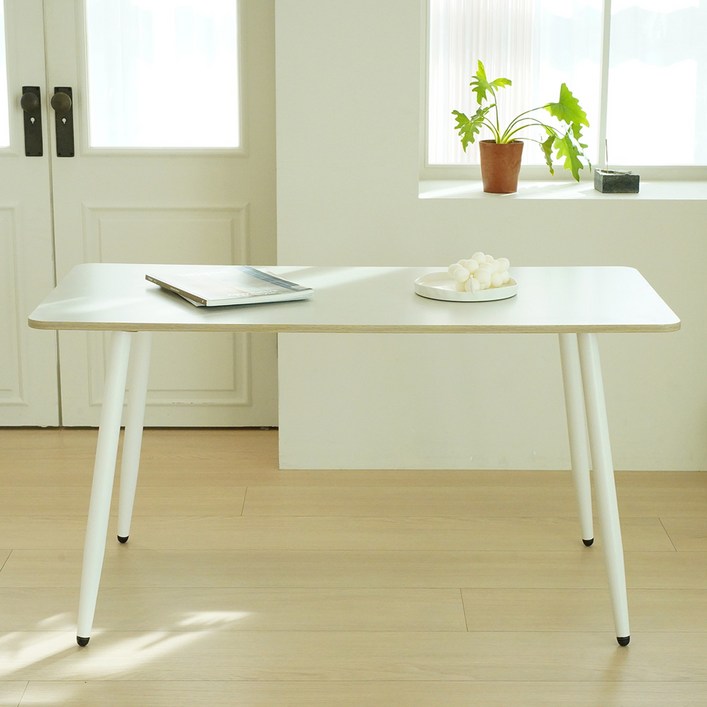 슈에뜨메종 LPM 라운드 낮은 식탁 소파 테이블 1200 x 600, 스모크그레이, 4인용