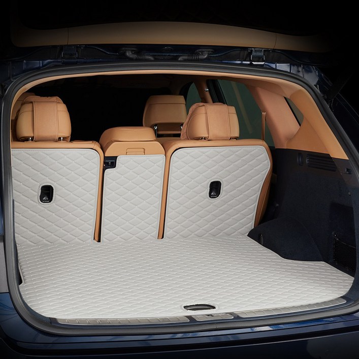 메이튼 차량 순정형 제뉴인 더블 퀼팅 트렁크매트 일체형, 기아 K3GT 5도어 베이직 (19년~), 라이트그레이