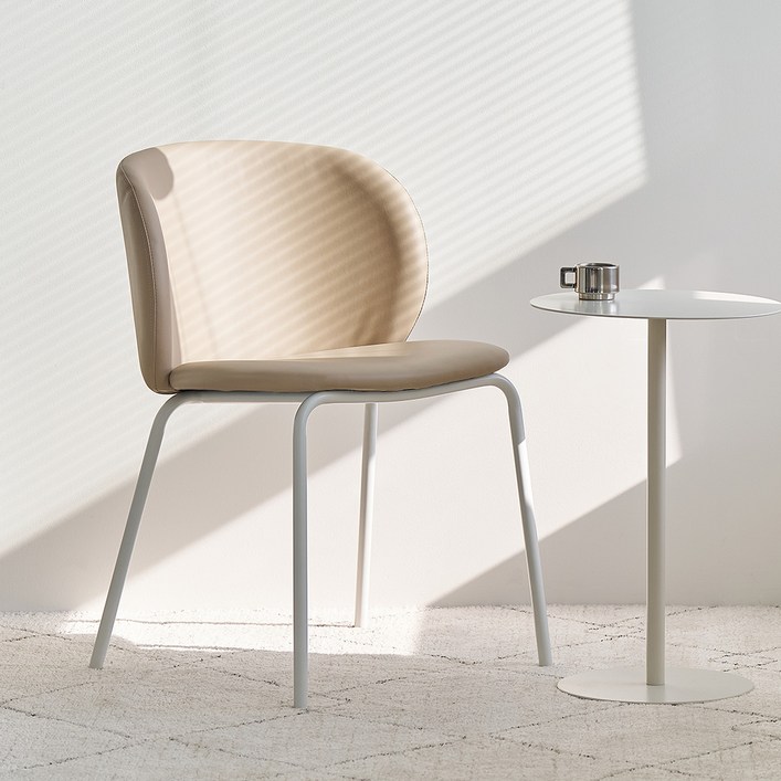 메종드꼼마 프리미엄 레더 스칸딕체어 식탁의자 2개 세트