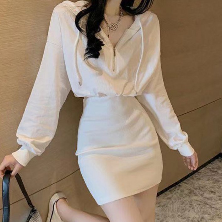 구디프 허리 잘록 H라인 슬림 원피스 구디프 허리 잘록 H라인 슬림 원피스