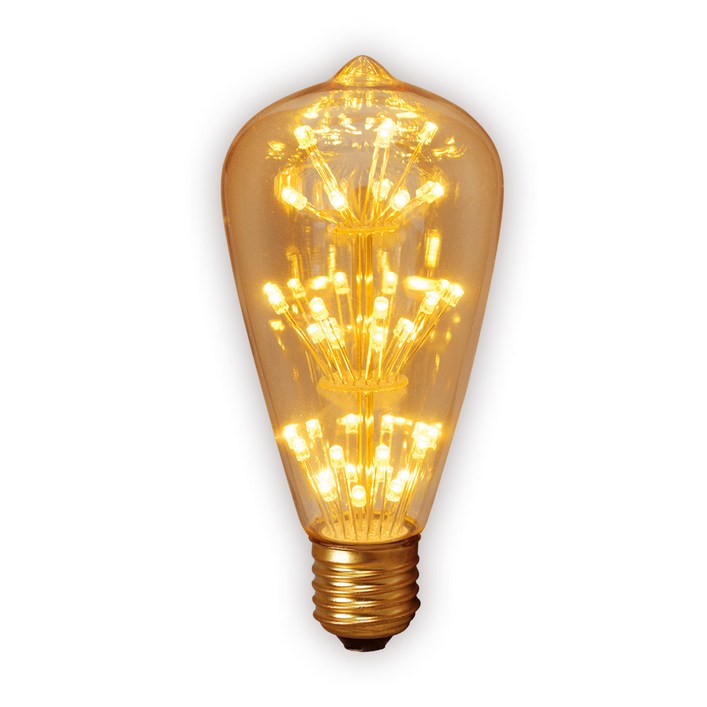 LED 에디슨 램프 눈꽃 ST벌브64