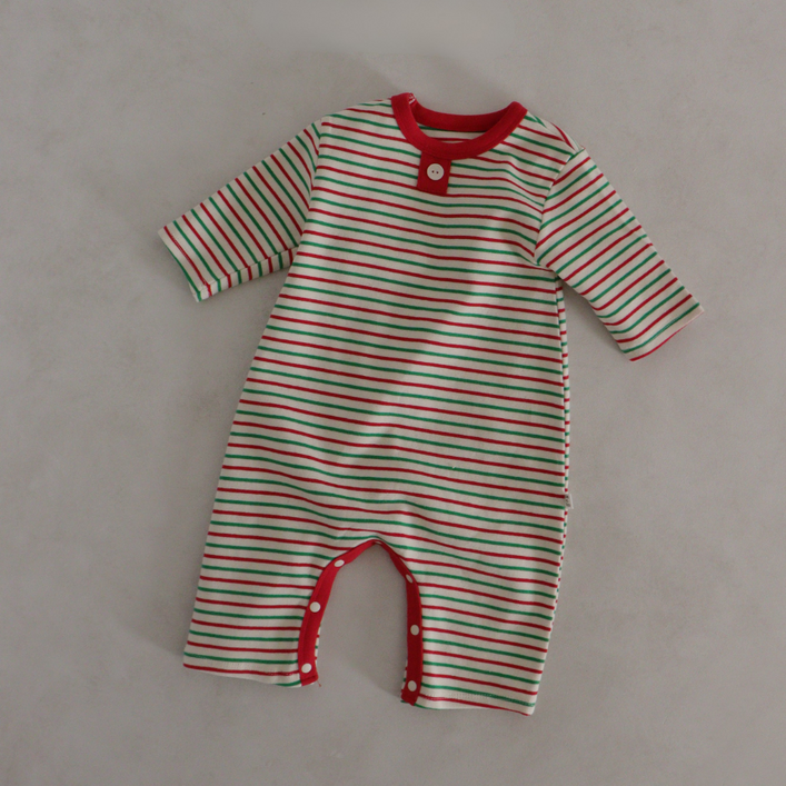 피카부 신생아용 클쓰 도톰 긴팔 바디수트