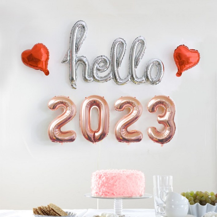 헬로 2023 장식세트