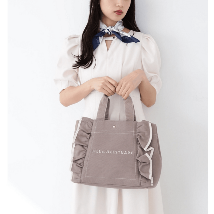 질스튜어트 가방 프릴 토트백 대 브라운 질바이질스튜어트 화이트데이 대학생가방 입학선물