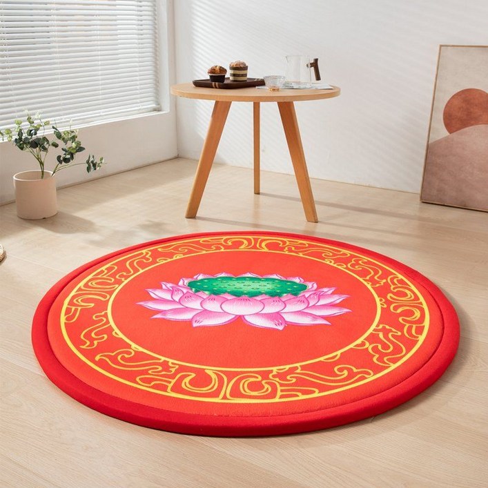 절방석 108배 방석 두꺼운 기도 명상 대 큰 원형