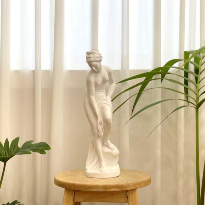 아트박스모리아트 카페 감성 오브제 조각상 목욕하는 여인 석고상