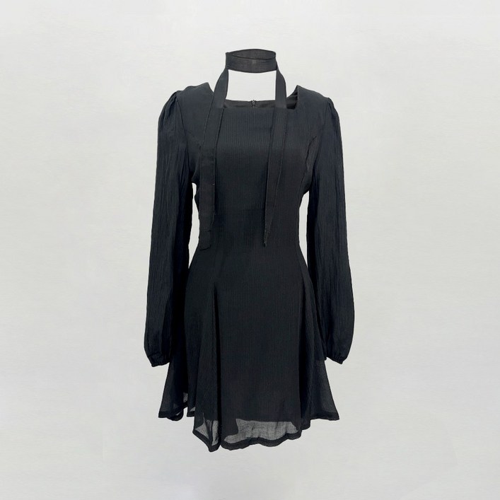 디아미뇽  하운즈 타이 미니 원피스