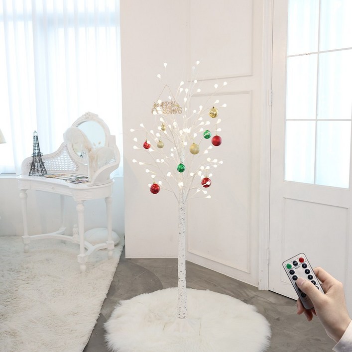 21세기트랜드 앵두 조명 자작 나무+털 러그+오너먼트+우드레터링