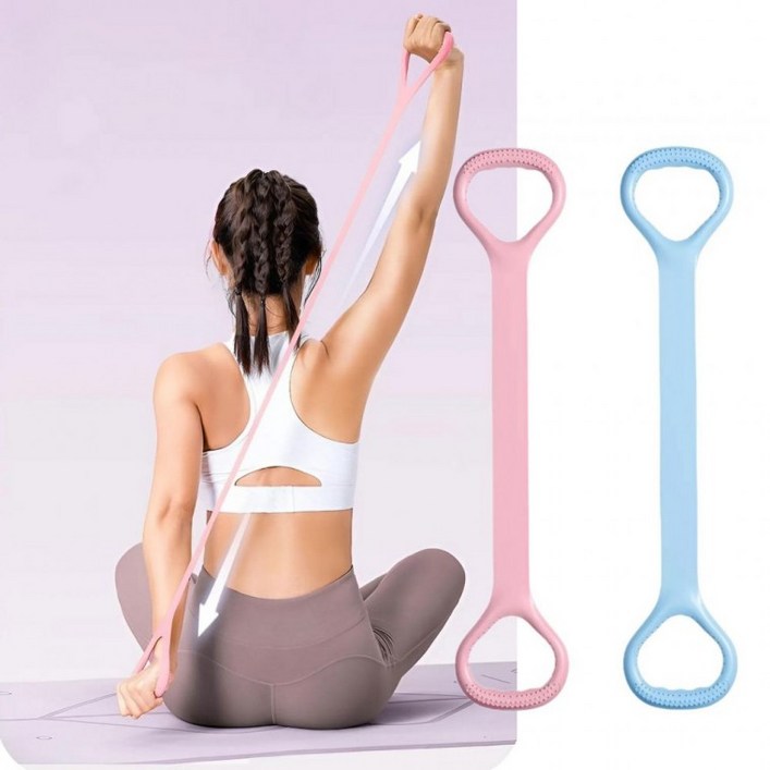 논슬립 손잡이 탄력밴드 요가 스트레칭 필라테스