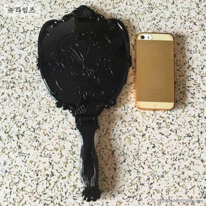 거울 834# 안나수이 라지 핸들 미러 핸드미러 마법공주 뷰티 메이크업 미러자 다소미얼 Z