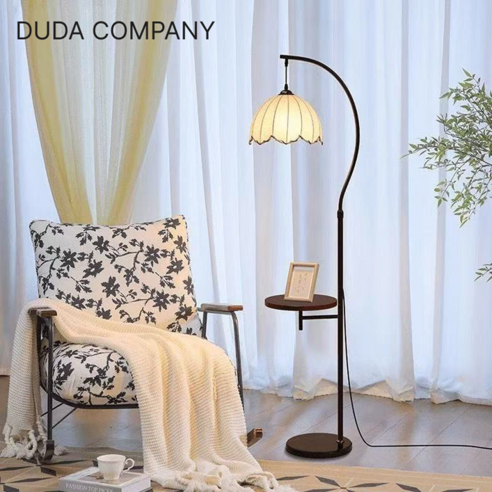 거실 안방 엔틱 원목 스탠드 조명 LED 장스탠드 거실 침대 침실 인테리어 전등갓등 조명등