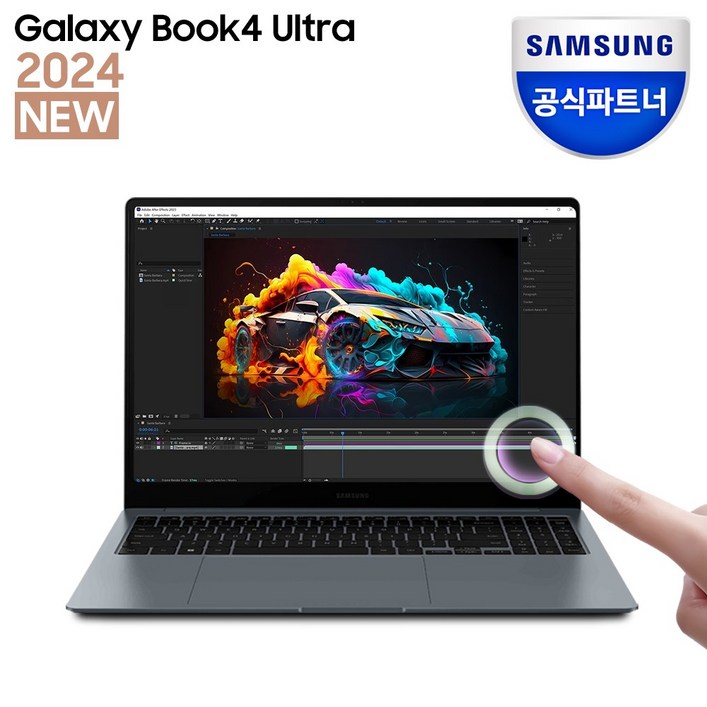삼성전자 갤럭시북4 울트라 NT960XGL-X72A 인텔 코어 Ultra 7 16인치 RTX4050 크리에이터 전문가 노트북 고사양 AI 노트북, X72A, WIN11 Home, 32GB, 1TB, 문스톤그레이