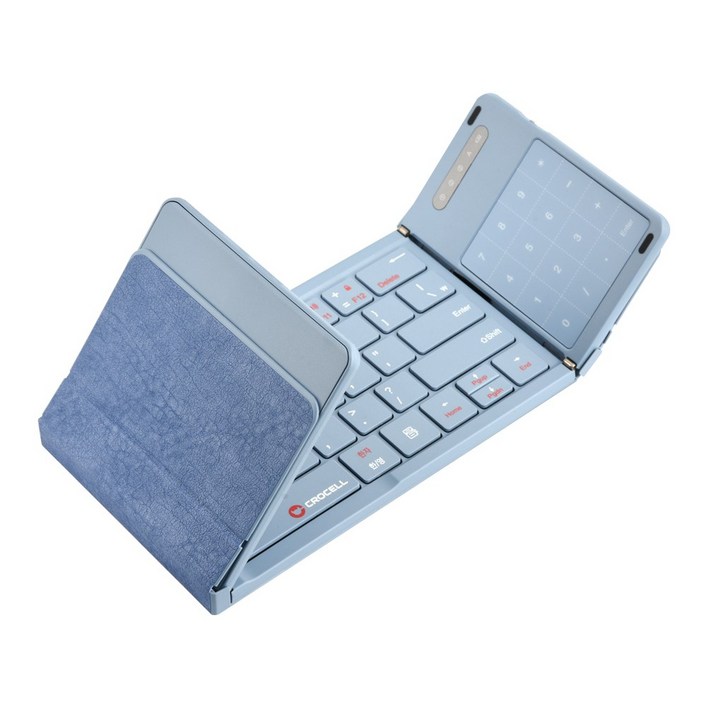 크로셀 CROCELL CFlip Hybrid Touch 하이브리드 터치 접이식 무선 블루투스 키보드 블루 크로셀 CROCELL CFlip Hybrid Touch 하이브리드 터치 접이식 무선 블루투스 키보드 블루
