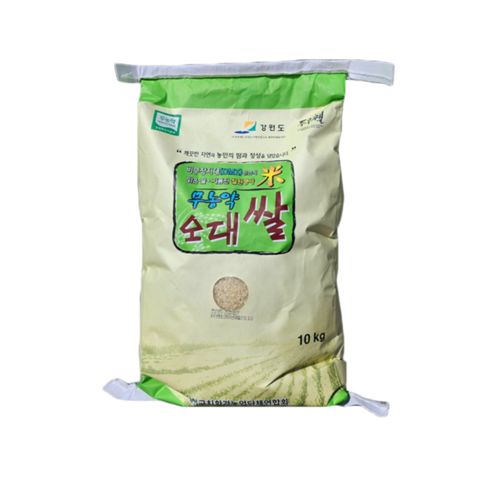 강원도 철원 오대쌀 햅쌀 DMZ 지역 무농약 친환경 10KG 쌀, 1개 강원도 철원 오대쌀 햅쌀 DMZ 지역 무농약 친환경 10KG 쌀, 1개
