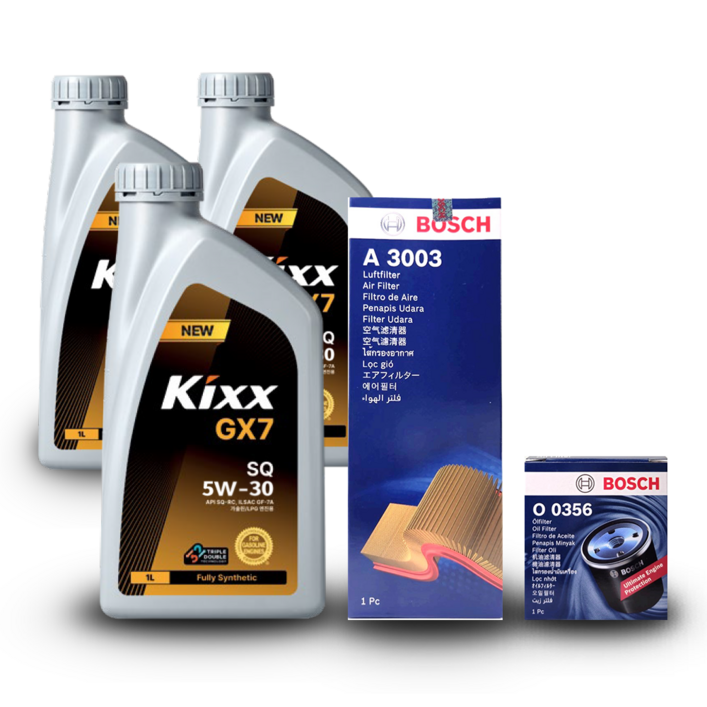 올 뉴 모닝 (JA) 1.0 가솔린 엔진오일세트 킥스 GX7 5W30 (구) G1
