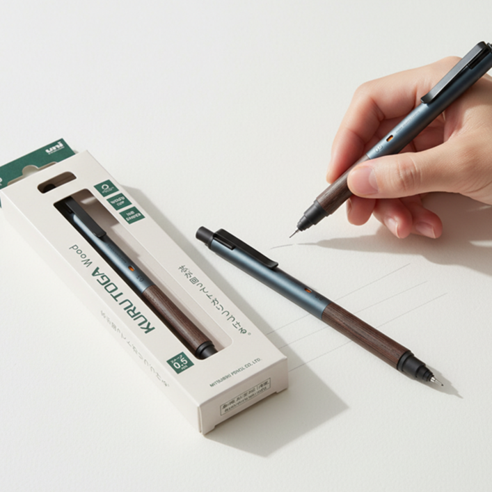 쿠루토가 우드 샤프 포레스트 그린, 1개, 0.5mm