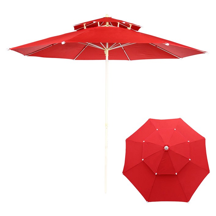 연필트리 특대형 이층 파라솔