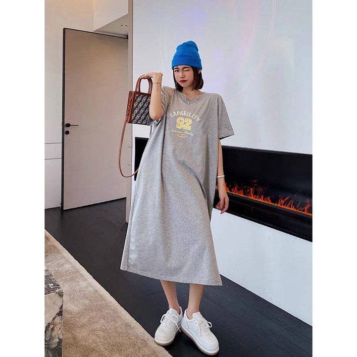 프리티쥬시 여성 캐주얼 데일리 루즈핏 롱원피스 1종, 2종세트
