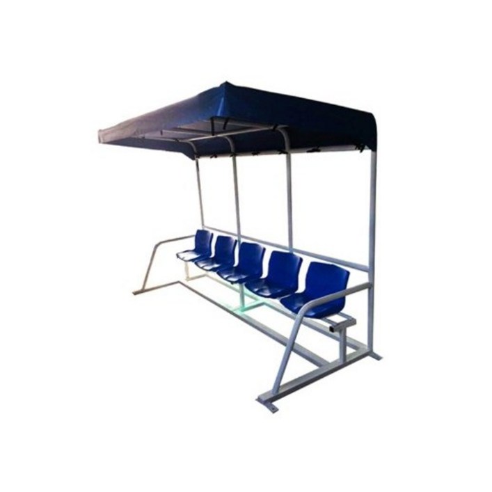 월드스포츠산업 축구 그늘막 관람 벤치 5인석 WDB-1579