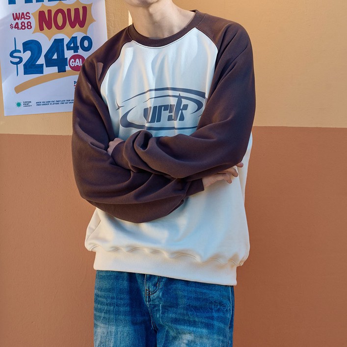 나그랑 타원로고 맨투맨