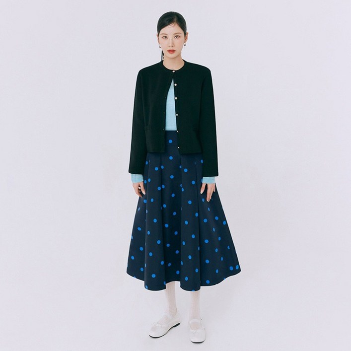 더엣지 도트 스커트 WZSK2G02