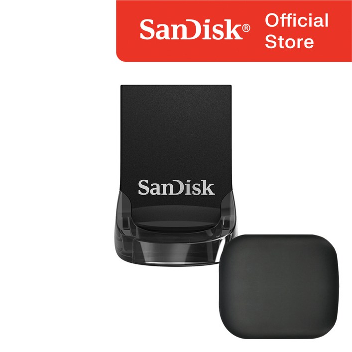 샌디스크 울트라 핏 CZ430 USB 3.1 메모리  USB 보관 케이스, 512GB