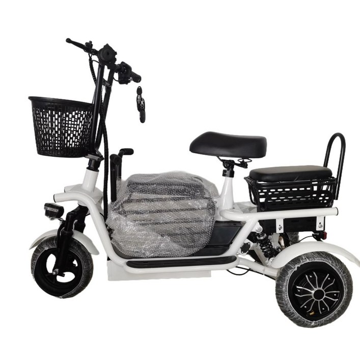 세발전기자전거 3인승 삼륜 전동스쿠터 8ah