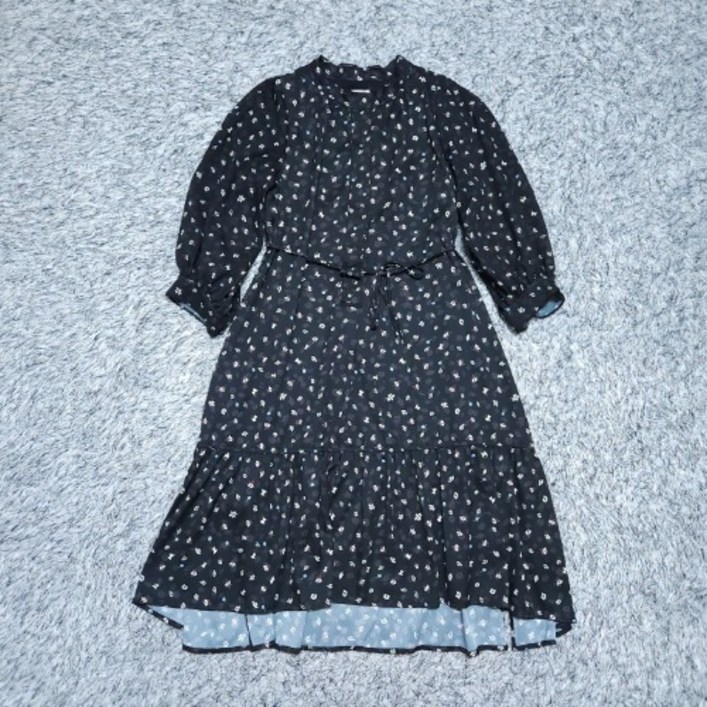 SJSJ) 82-94-160 플라워 롱원피스 빈티지구제