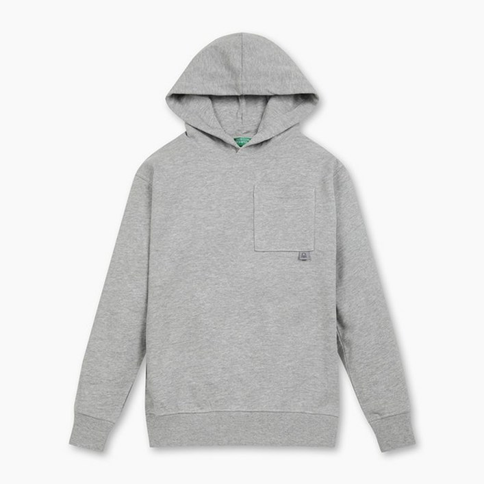 베네통 키즈 포켓 후드 맨투맨 3NBMC205AMG