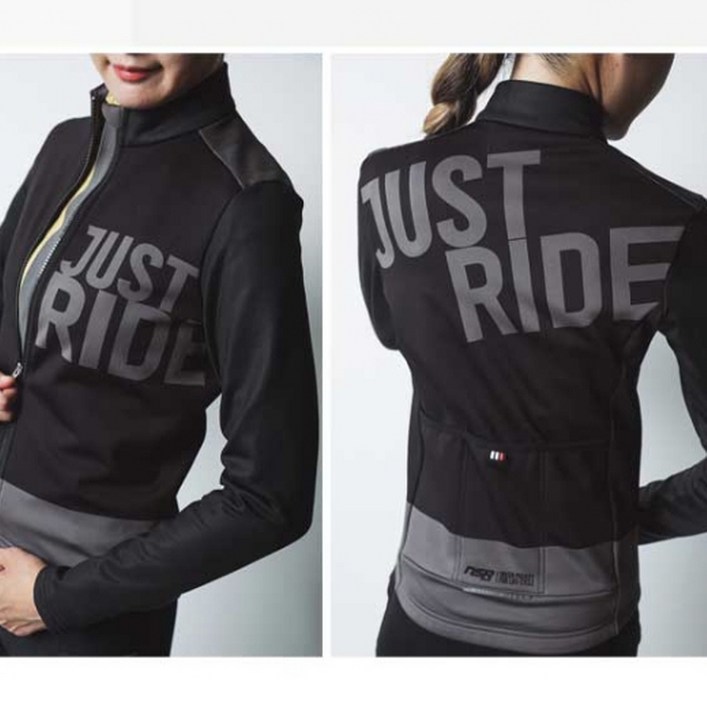 NSR 여성 클럽 저스트라이드 방풍 자켓 겨울 기모 자전거 자켓 상의 - 쇼핑뉴스