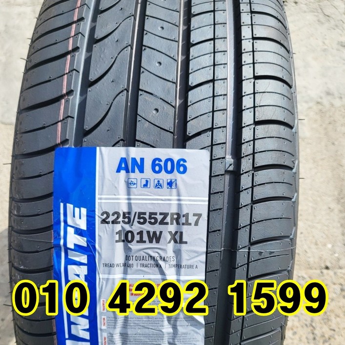 정품 신품타이어 22555R17 그랜저 제네시스 K7 SM6 말리브 알페온 2255517, 1개