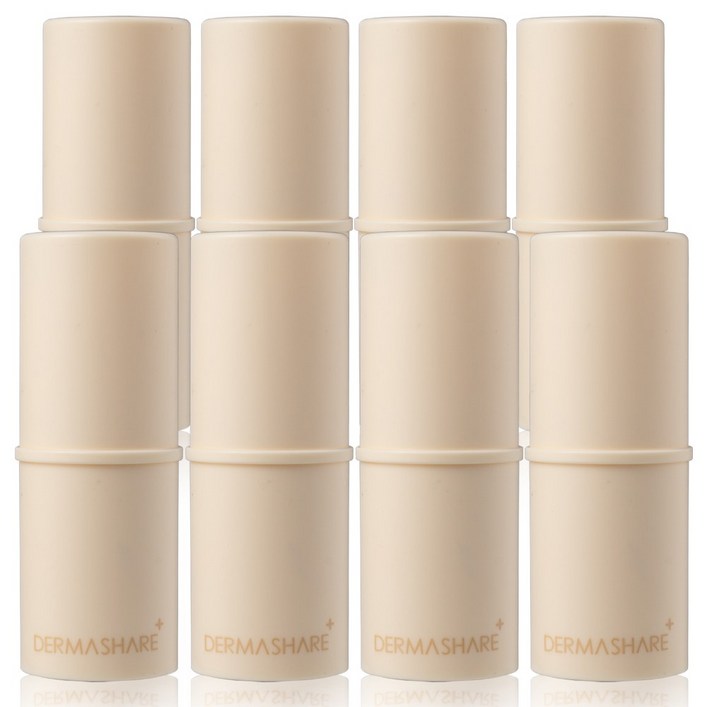 더마쉐어 비건 퍼퓸 밤 로즈 아이보리 고체향수 멀티스틱, 7g, 8개