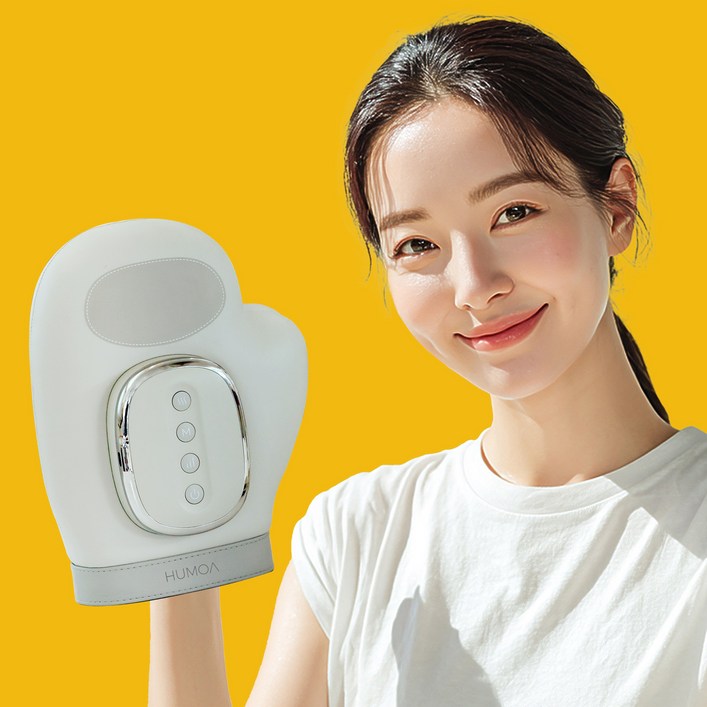 휴모아 손모아 장갑 손마사지기 (온열 공기압 개별 손가락 손목 에어백 마사지) HUMOA HMA-H01, 1개