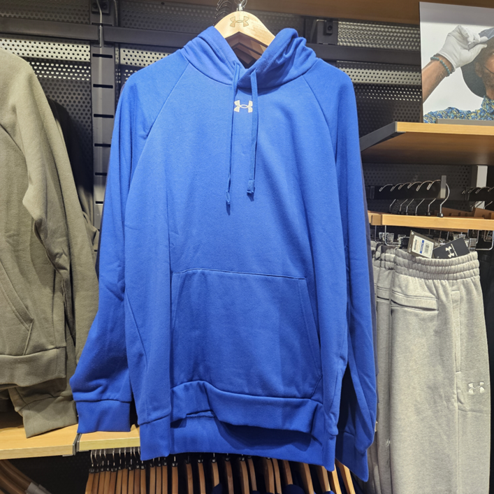 후드티 KQJ 1379757400 남성 UA 라이벌 플리스 후디