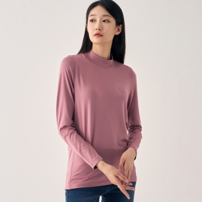 지센 4컬러 웜업 터틀넥 긴팔 티셔츠 LCTSNA23 2442216