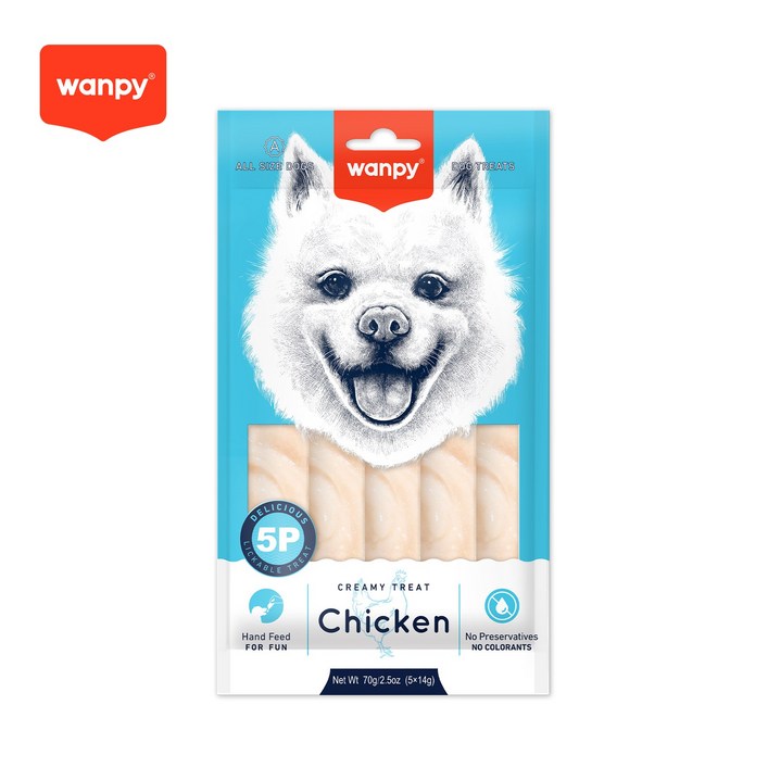 완피독크리미퓨레치킨연어 5P, 10개, 70g, 치킨 완피독크리미퓨레치킨연어 5P, 10개, 70g, 치킨
