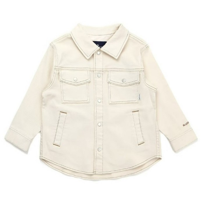 블루독 키즈 유아 데님 셔츠 스판 자켓