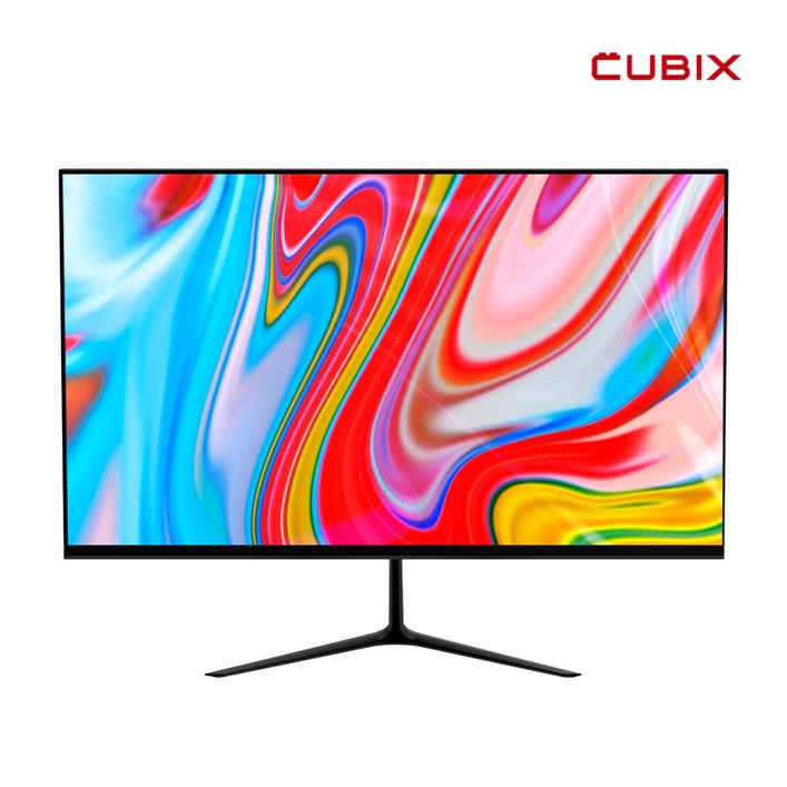 큐빅스 60.4cm 24인치 FHD LED 75Hz 사무용 게이밍 컴퓨터모니터 LE240FM