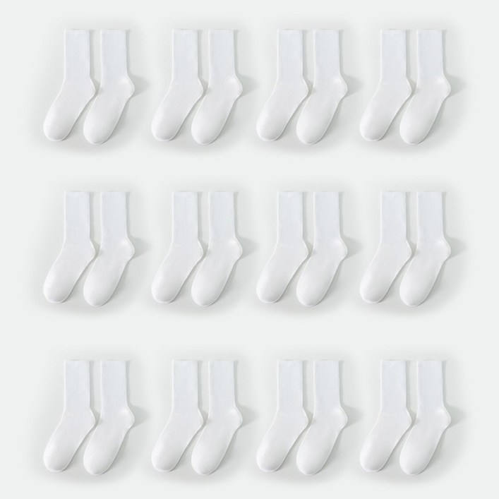 타키타키 사계절용 장목양말 12켤레